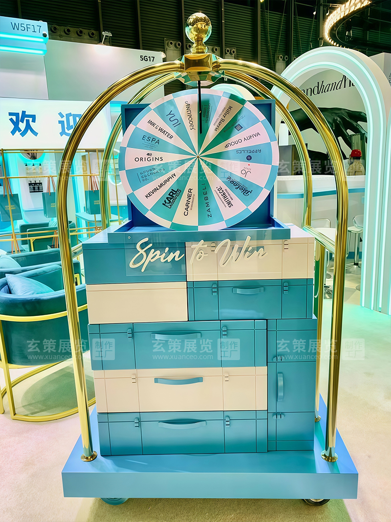 酒店用品展-芙尼蒂展台烤漆展示道具